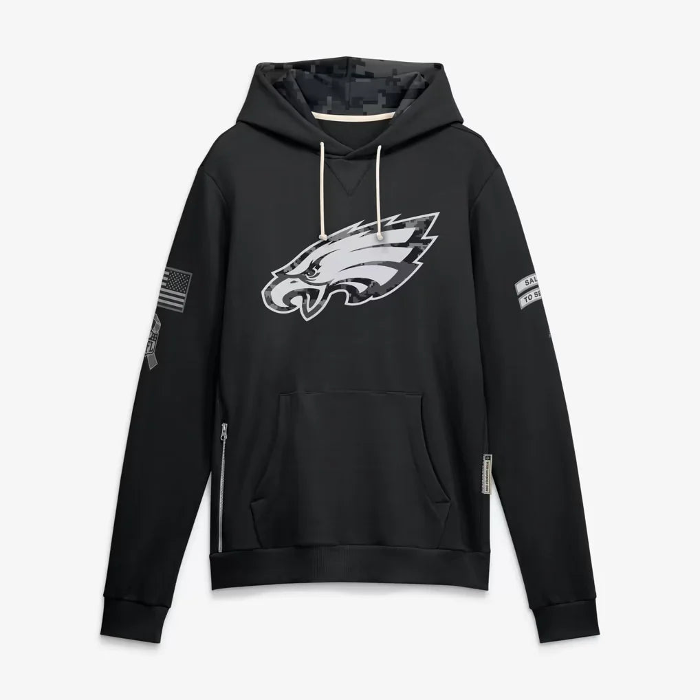 Vanessashop P.Eagles 2026 Salute To Service Club Pullover Hoodie Cheap sale Birthday and Christmas gifts Stitched American Football Jersey
