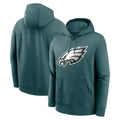 Vanessashop P.Eagles Midnight Green Performance Pullover Hoodies Home Game Blank Player Stitched Jerseys