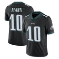 Vanessashop P.Eagles #10 Braden Mann Player Black Limited Vapor Untouchable Home Game Stitched Jerseys