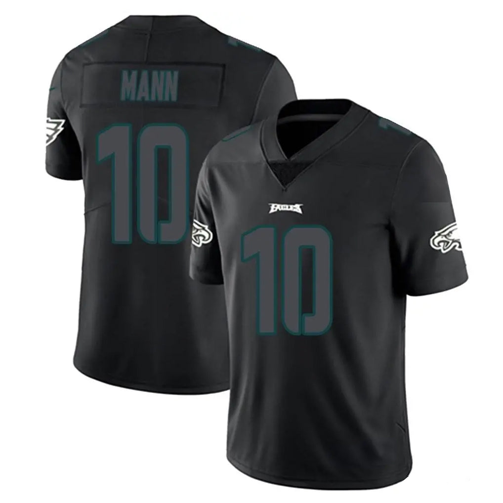 Vanessashop P.Eagles #10 Braden Mann Player Limited Black Impact Home Game Stitched Jerseys