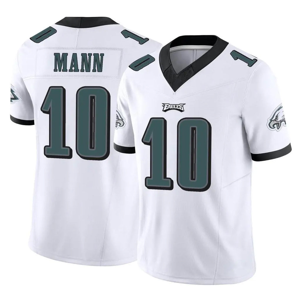 Vanessashop P.Eagles #10 Braden Mann Player White Limited Vapor F.U.S.E. Home Game Stitched Jerseys