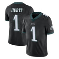 Vanessashop P.Eagles #1 Jalen Hurts Player Black Limited Vapor Untouchable Home Game Stitched Jerseys