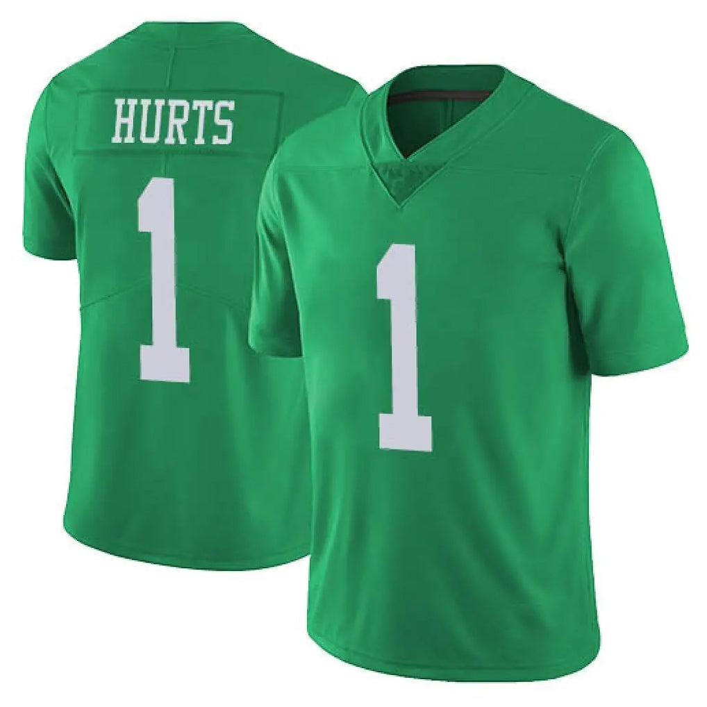 Vanessashop P.Eagles #1 Jalen Hurts Player Green Limited Vapor Untouchable Home Game Stitched Jerseys