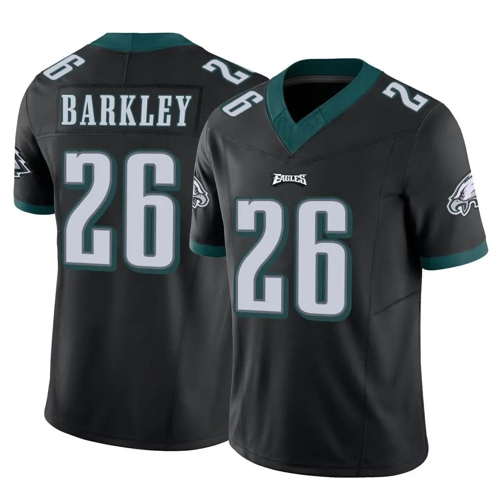 Vanessashop P.Eagles #26 Saquon Barkley Player Black Limited Vapor F.U.S.E. Home Game Stitched Jerseys