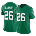 Vanessashop P.Eagles #26 Saquon Barkley Player Green Kelly Alternate Vapor F.U.S.E. Home Game Stitched Jerseys