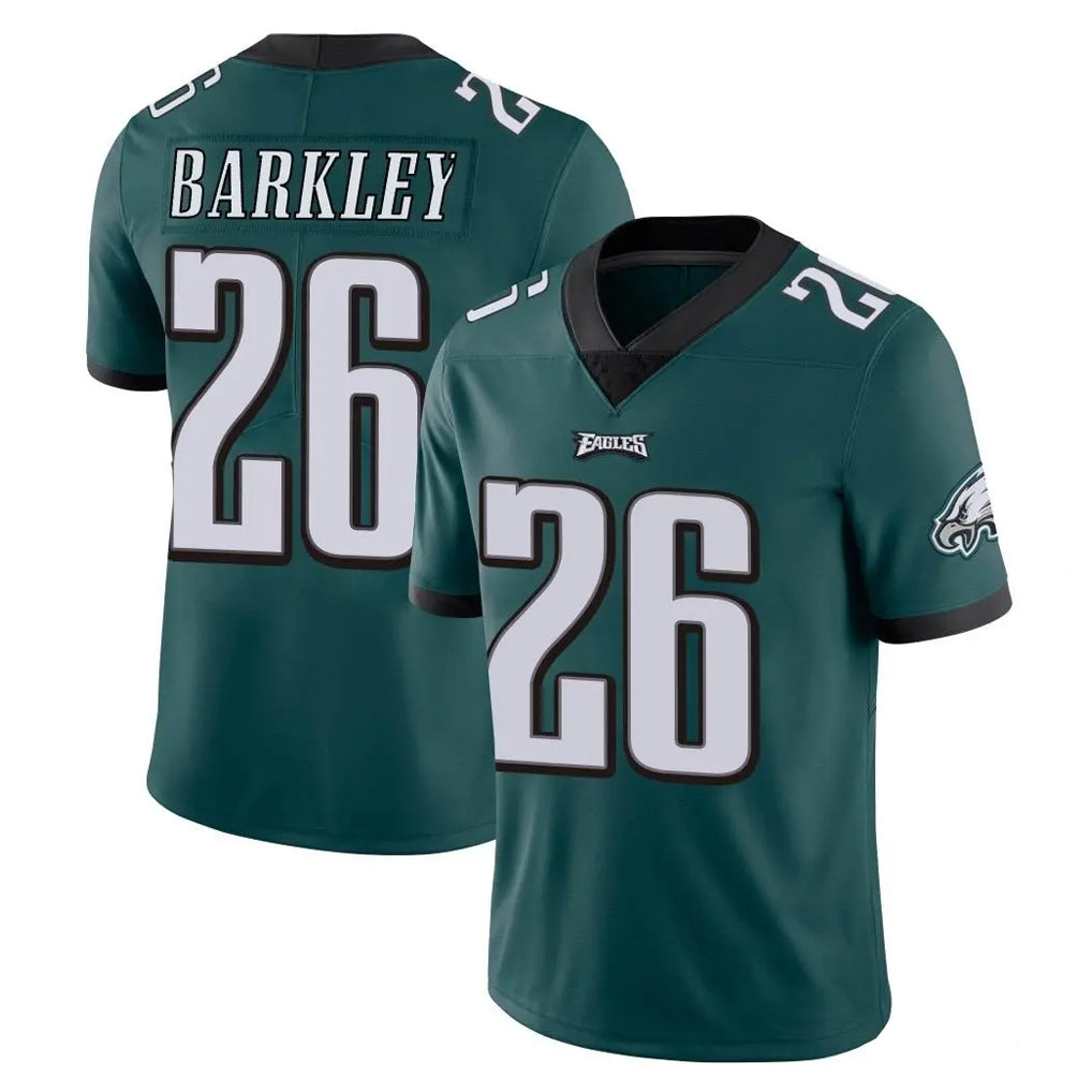 Vanessashop P.Eagles #26 Saquon Barkley Player Team Color Green Vapor Untouchable Home Game Stitched Jerseys