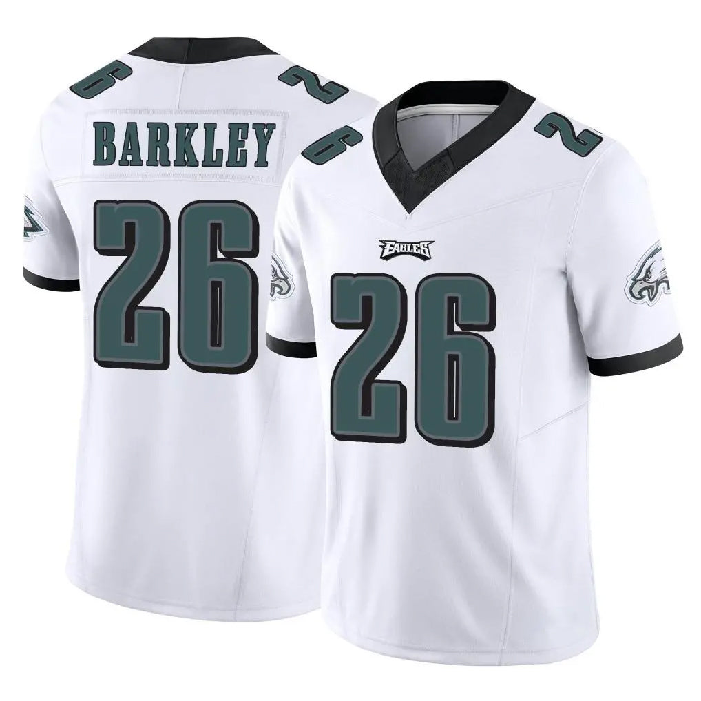 Vanessashop P.Eagles #26 Saquon Barkley Player White Limited Vapor F.U.S.E. Home Game Stitched Jerseys