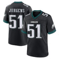 Vanessashop P.Eagles #51 Cam Jurgens Player Black Game Home Stitched Jerseys