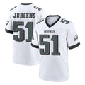 Vanessashop P.Eagles #51 Cam Jurgens Player White Game Home Stitched Jerseys