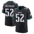 Vanessashop P.Eagles #52 Jonathan Greenard Player Black Game Home Stitched Jerseys