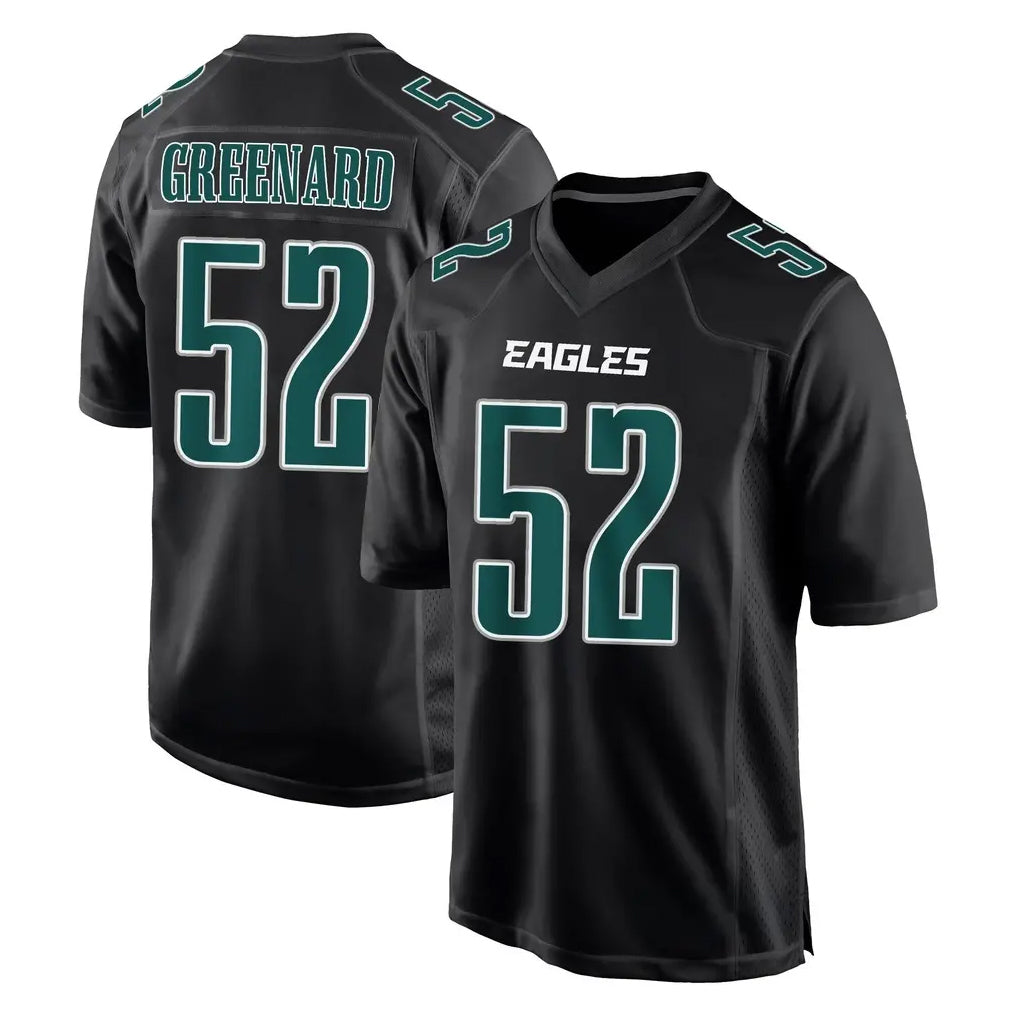 Vanessashop P.Eagles #52 Jonathan Greenard Player Carbon Black Fashion Home Game Stitched Jerseys