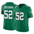 Vanessashop P.Eagles #52 Jonathan Greenard Player Green Kelly Alternate Vapor F.U.S.E. Home Game Stitched Jerseys