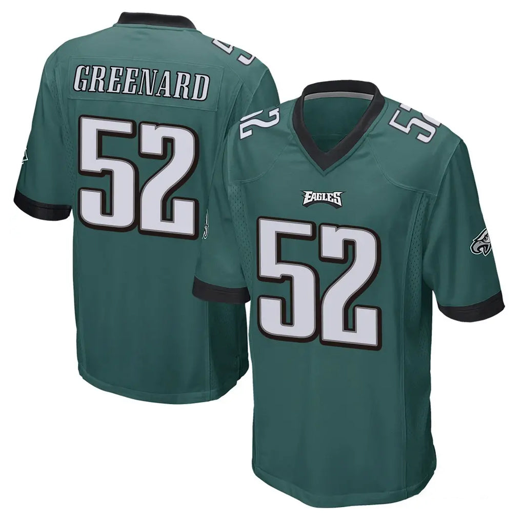 Vanessashop P.Eagles #52 Jonathan Greenard Player Team Color Green Home Game Stitched Jerseys