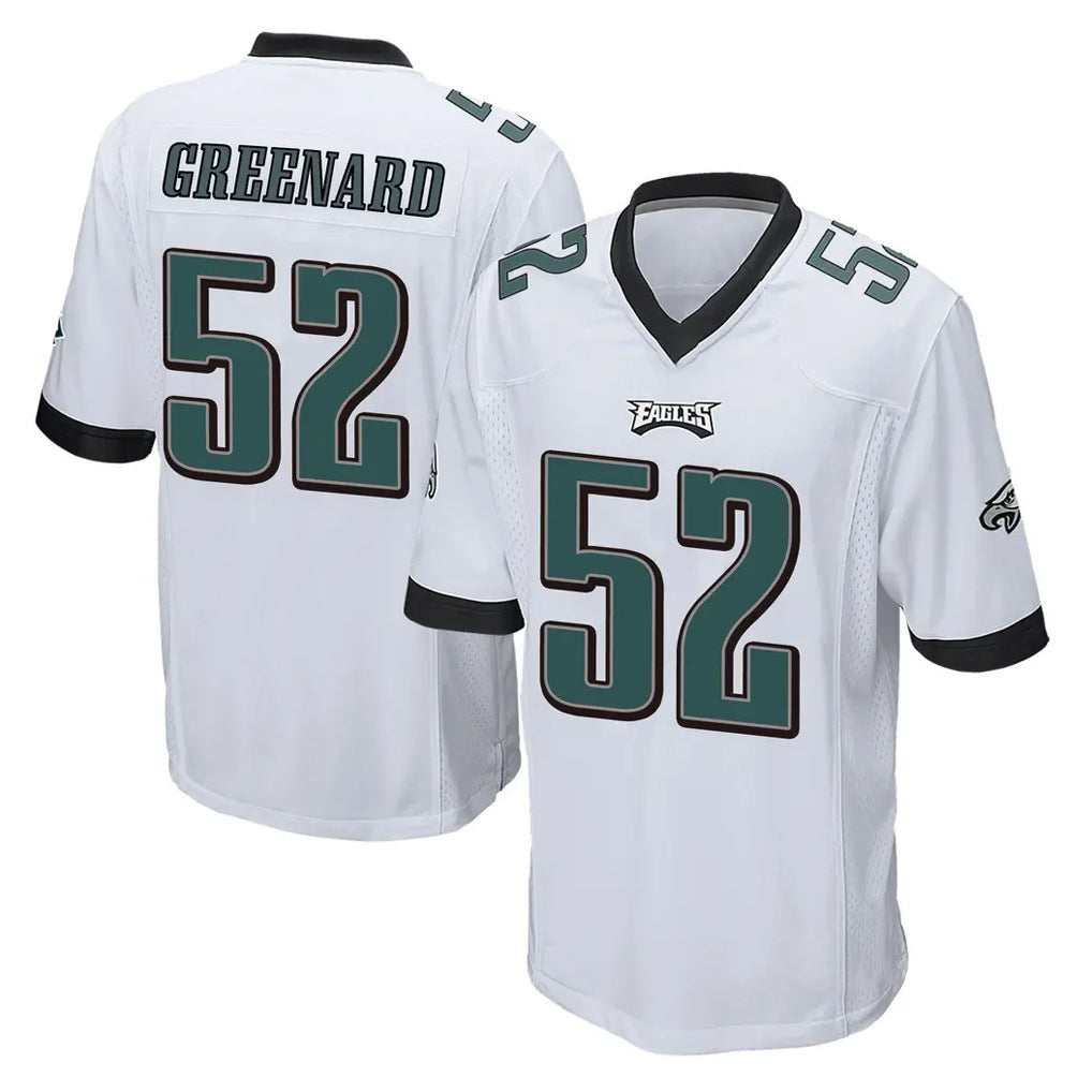 Vanessashop P.Eagles #52 Jonathan Greenard Player White Home Game Stitched Jerseys
