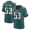 Vanessashop P.Eagles #53 Zack Baun Player Green Home Game Stitched Jerseys