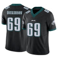 Vanessashop P.Eagles #69 Landon Dickerson Player Black Limited Vapor F.U.S.E. Home Game Stitched Jerseys