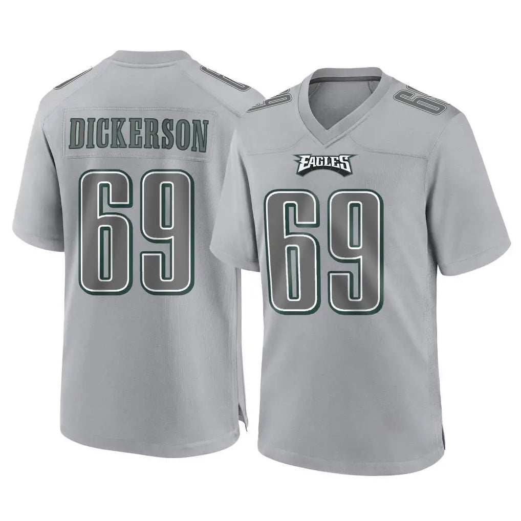 Vanessashop P.Eagles #69 Landon Dickerson Player Gray Atmosphere Fashion Home Game Stitched Jerseys