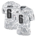Vanessashop P.Eagles #6 DeVonta Smith Player Arctic Camo Salute to Service Limited Game Stitched Jerseys