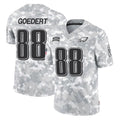 Vanessashop P.Eagles #88 Dallas Goedert Player Arctic Camo Salute to Service Limited Game Stitched Jerseys
