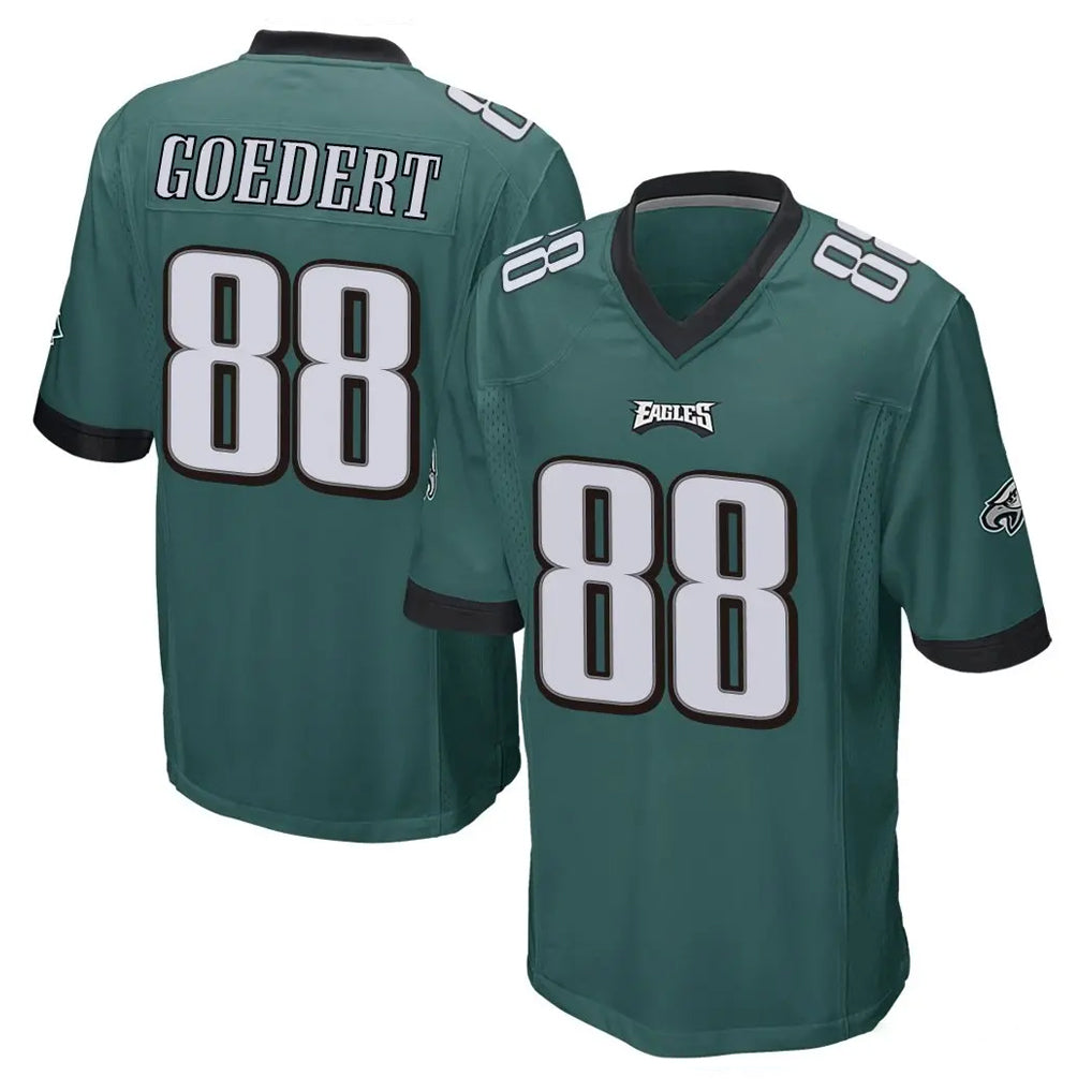 Vanessashop P.Eagles #88 Dallas Goedert Player Team Color Green Home Game Stitched Jerseys