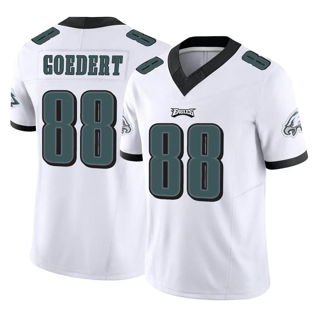 Vanessashop P.Eagles #88 Dallas Goedert Player White Limited Vapor F.U.S.E. Home Game Stitched Jerseys