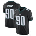 Vanessashop P.Eagles #90 Jordan Davis Player Black Limited Vapor Untouchable Home Game Stitched Jerseys
