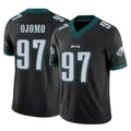 Vanessashop P.Eagles #97 Moro Ojomo Player Black Limited Vapor F.U.S.E. Home Game Stitched Jerseys