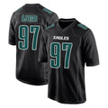 Vanessashop P.Eagles #97 Moro Ojomo Player Carbon Black Fashion Home Game Stitched Jerseys