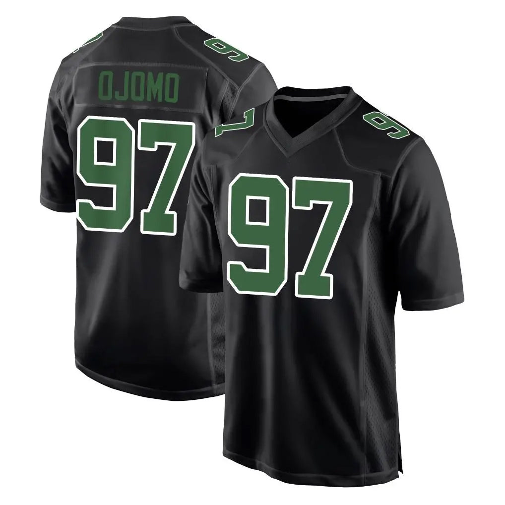 Vanessashop P.Eagles #97 Moro Ojomo Player Carbon Green Fashion Home Game Stitched Jerseys