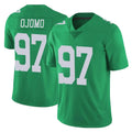 Vanessashop P.Eagles #97 Moro Ojomo Player Green Limited Vapor Untouchable Home Game Stitched Jerseys