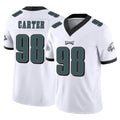 Vanessashop P.Eagles #98 Jalen Carter Player White Limited Vapor F.U.S.E. Home Game Stitched Jerseys