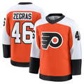 Vanessashop P.Flyers #46 Trevor Zegras Orange Home Breakaway Jerseys