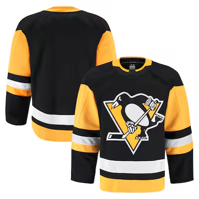 Vanessashop P.Penguins Black Home Authentic Pro Jerseys