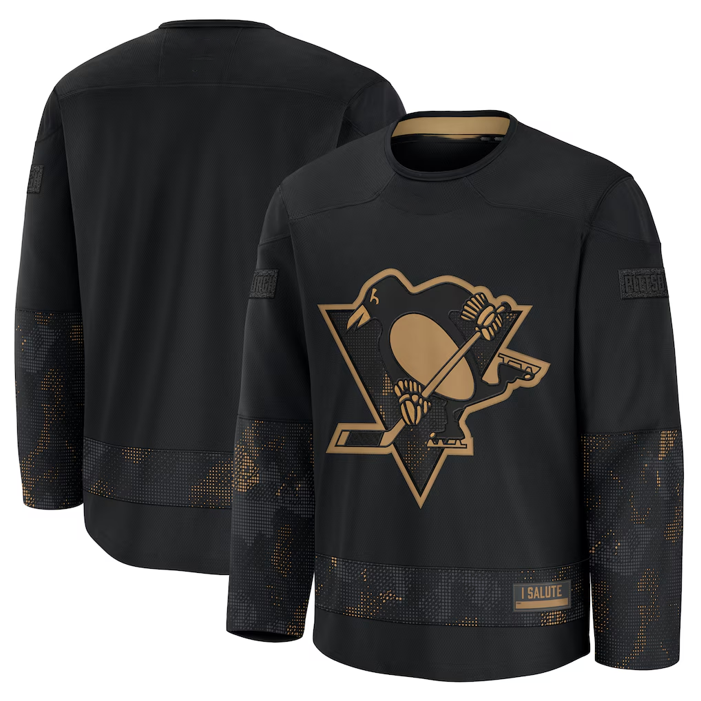 Vanessashop P.Penguins Black Home Premium Jerseys