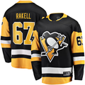 Vanessashop P.Penguins #67 Rickard Rakell Black Home Breakaway Player Jerseys