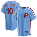Vanessashop P.Phillies #10 J.T. Realmuto Player Light Blue Home Game Stitched Jerseys