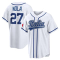 Vanessashop P.Phillies #27 Aaron Nola Player White 2026 World Classic Limited Stitched Jerseys