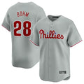 Vanessashop P.Phillies #28 Alec Bohm Player Gray Home Limited Stitched Jerseys
