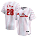 Vanessashop P.Phillies #28 Alec Bohm Player White Home Limited Stitched Jerseys