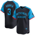 Vanessashop P.Phillies #3 Bryce Harper Player Navy National League All-Star Limited Game Stitched Jerseys