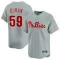 Vanessashop P.Phillies #59 Jhoan Duran Player Gray Home Limited Stitched Jerseys