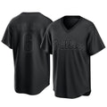 Vanessashop P.Phillies #6 Ryan Howard Player Black Pitch Fashion Limited T-shirt Stitched Jerseys