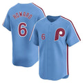 Vanessashop P.Phillies #6 Ryan Howard Player Light Blue Home Limited Stitched Jerseys