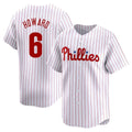Vanessashop P.Phillies #6 Ryan Howard Player White Home Limited Stitched Jerseys