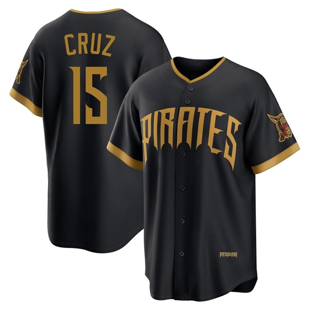 Vanessashop P.Pirates #15 Oneil Cruz Player Black 2026 City Connect Home Game Stitched Jerseys
