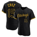 Vanessashop P.Pirates #15 Oneil Cruz Player Black Snake Skin City Home Limited Elite Stitched Jerseys