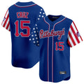 Vanessashop P.Pirates #15 Oneil Cruz Player Royal 2025 Independence Day Vapor Premier Limited Stitched Jerseys