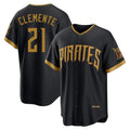 Vanessashop P.Pirates #21 Roberto Clemente Player Black 2026 City Connect Home Limited Stitched Jerseys