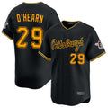 Vanessashop P.Pirates #29 Ryan O'Hearn Player Black Alt Home Limited Stitched Jerseys