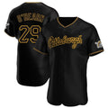 Vanessashop P.Pirates #29 Ryan O¡¯Hearn Player Black Home Limited Elite Stitched Jerseys